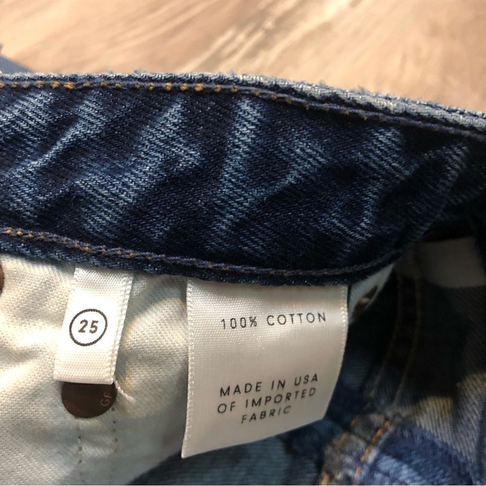 GRLFRND Distressed Blue Jean Shorts - Picture 9 of 9